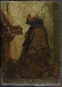 Jacob Maris Praying Monk oil on canvas